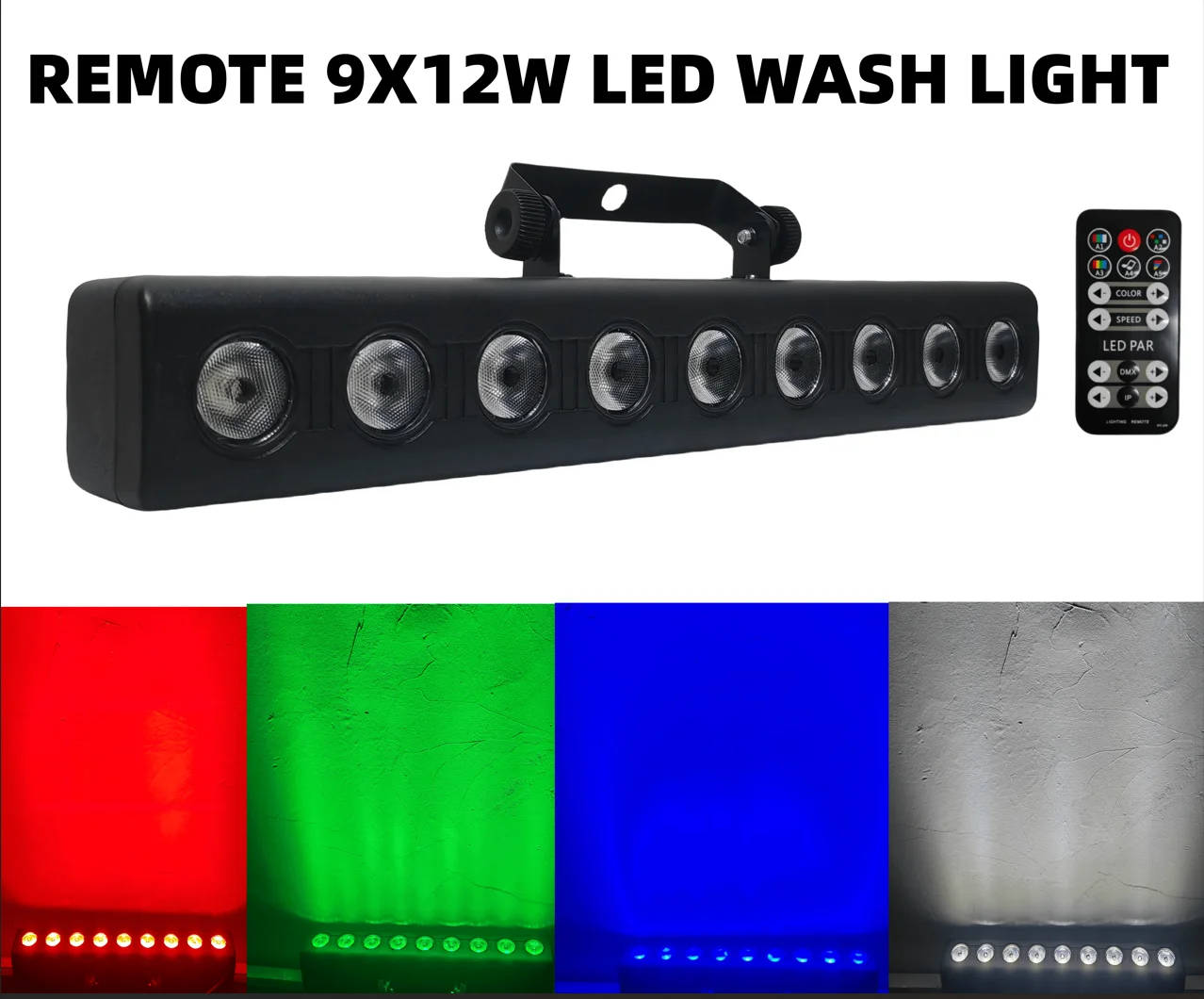  LED  Ʈ,  Ʈ, RGBW , 4  1 LED  Ʈ,  DJ , 9X12W